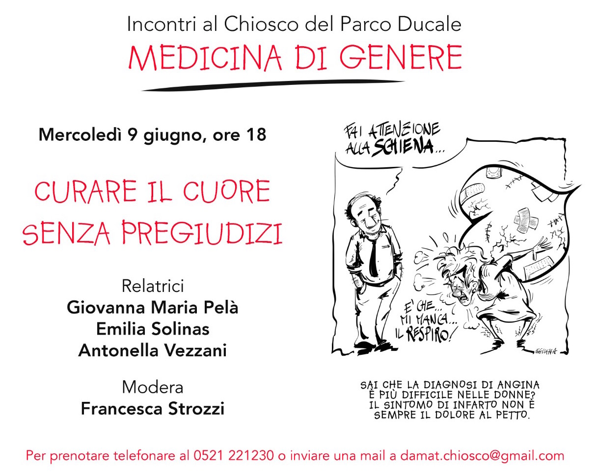 Curare il cuore senza pregiudizi -Incontri al Chiosco del Parco Ducale